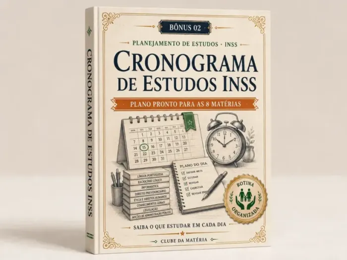 Cronograma de Estudos INSS
