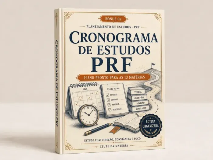 Cronograma de Estudos PRF